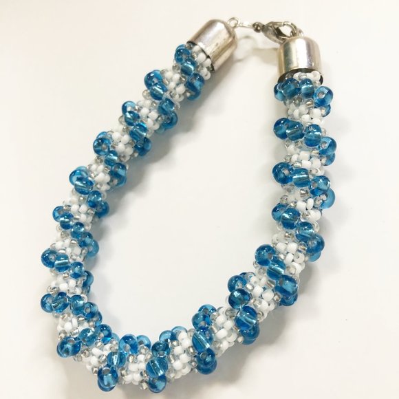 Blue Sophista Handcrafted Bracelet - Picture 1 of 5